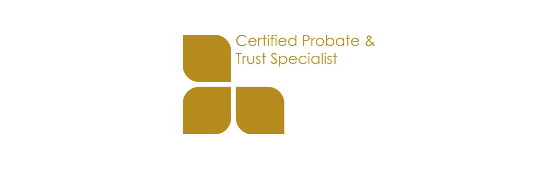 Gold abstract logo with text